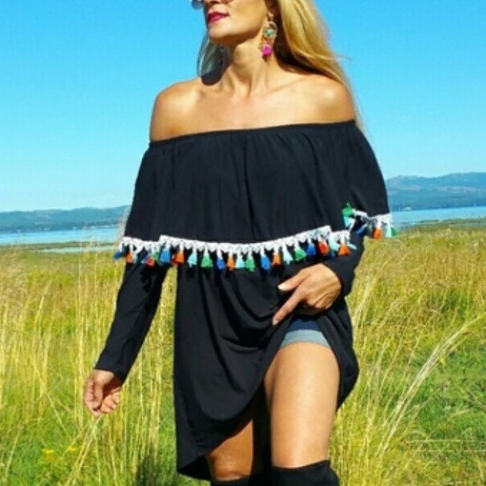 PLAYFUL TUNIC TOP - Picture 3 of 4